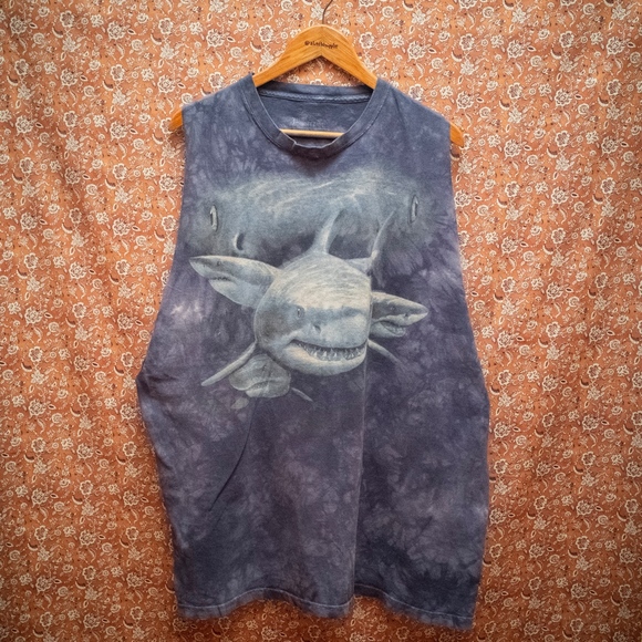 The Mountain Other - Shark Great White Muscle Tee Tank Top